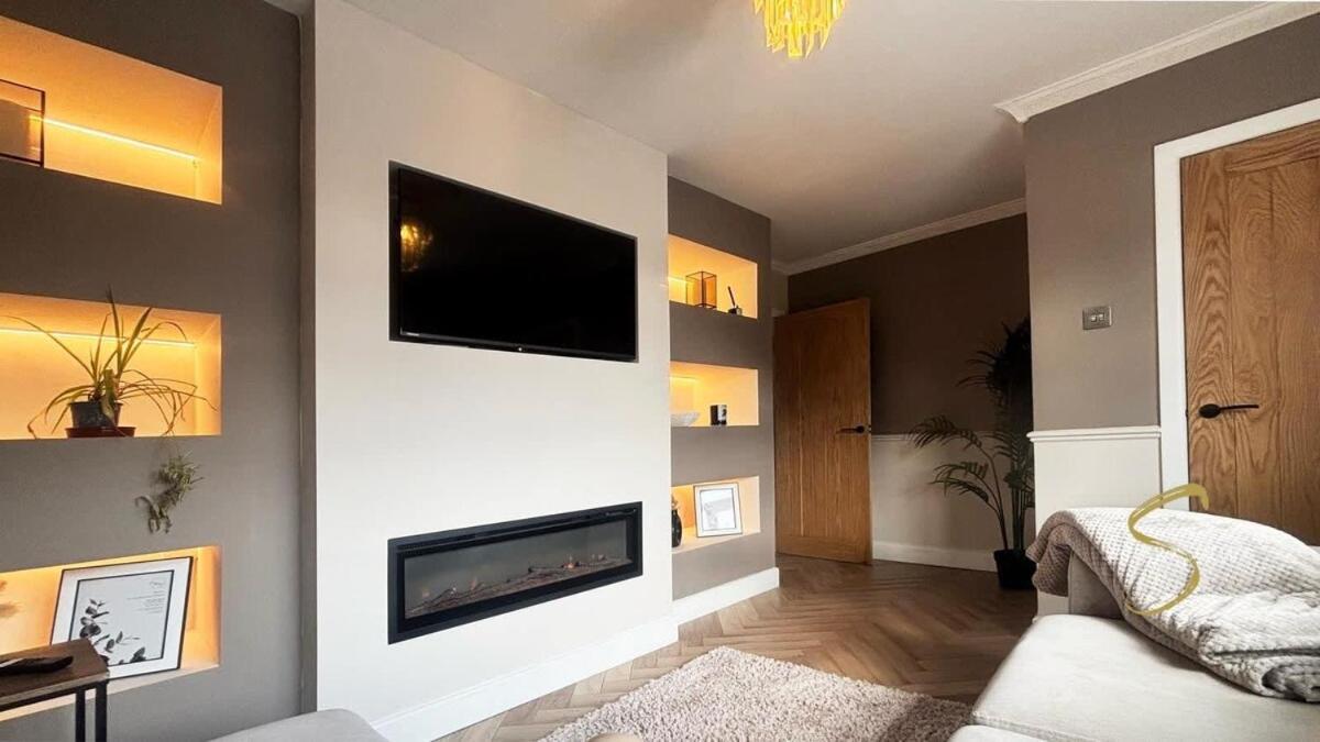 Stylish 2Bed - Manchester - Free Parking Hyde Exterior foto